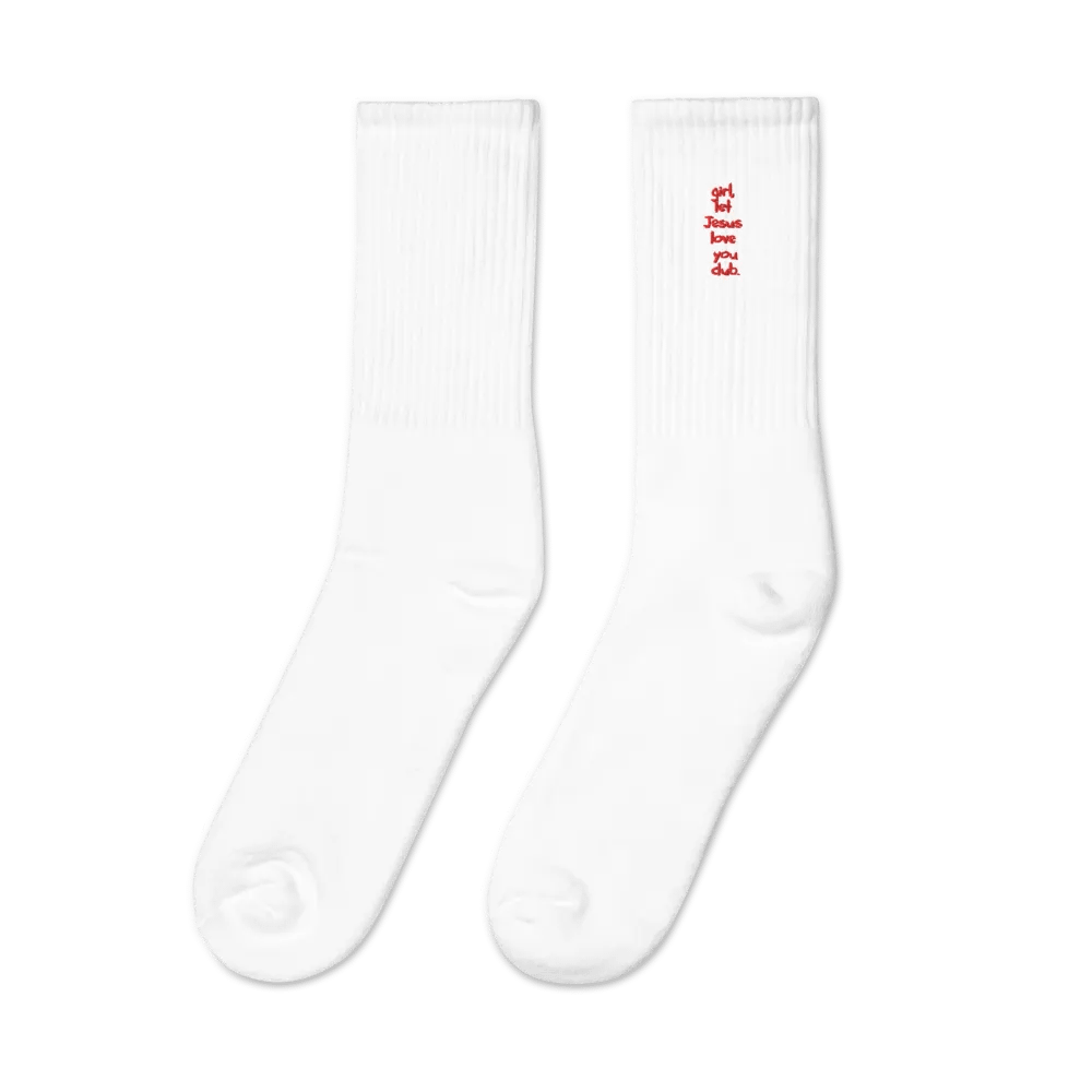 'GLJLY' club embroidered socks product image (2)