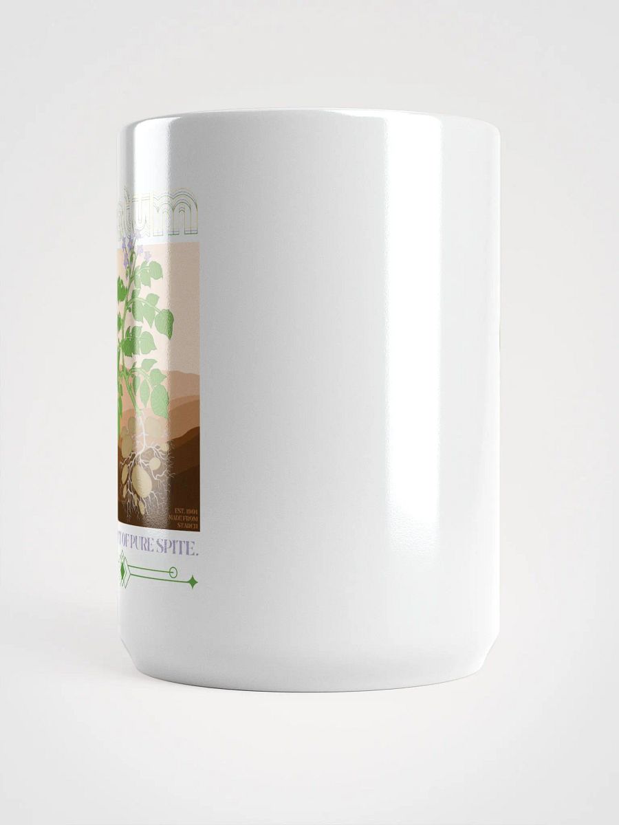 GROWING OUT OF PURE SPITE white glossy mug product image (2)