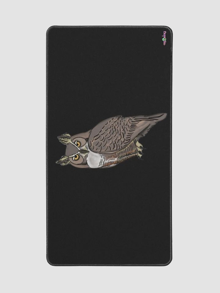 Owl Logo Desk Mat (Black) product image (2)