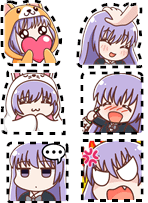 Kaiamii Emote Sticker Sheet product image (1)