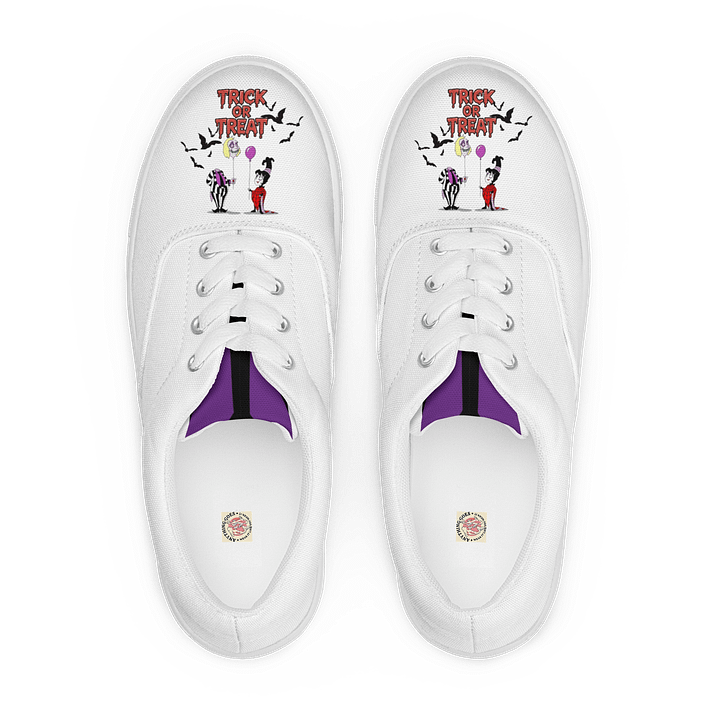 Trick or Treat Lace-Up Canvas Shoes product image (1)