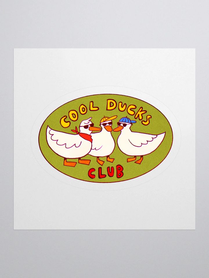 Cool Ducks Club Sticker product image (2)