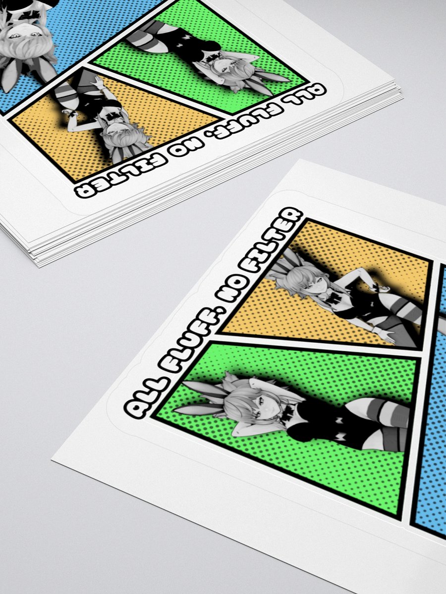 All Fluff No Filter Sticker product image (14)