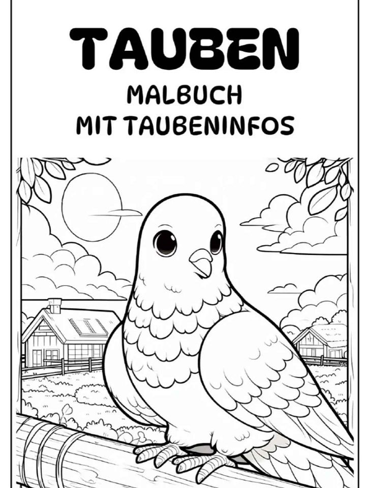 Taubenmalbuch mit Taubeninfos product image (1)