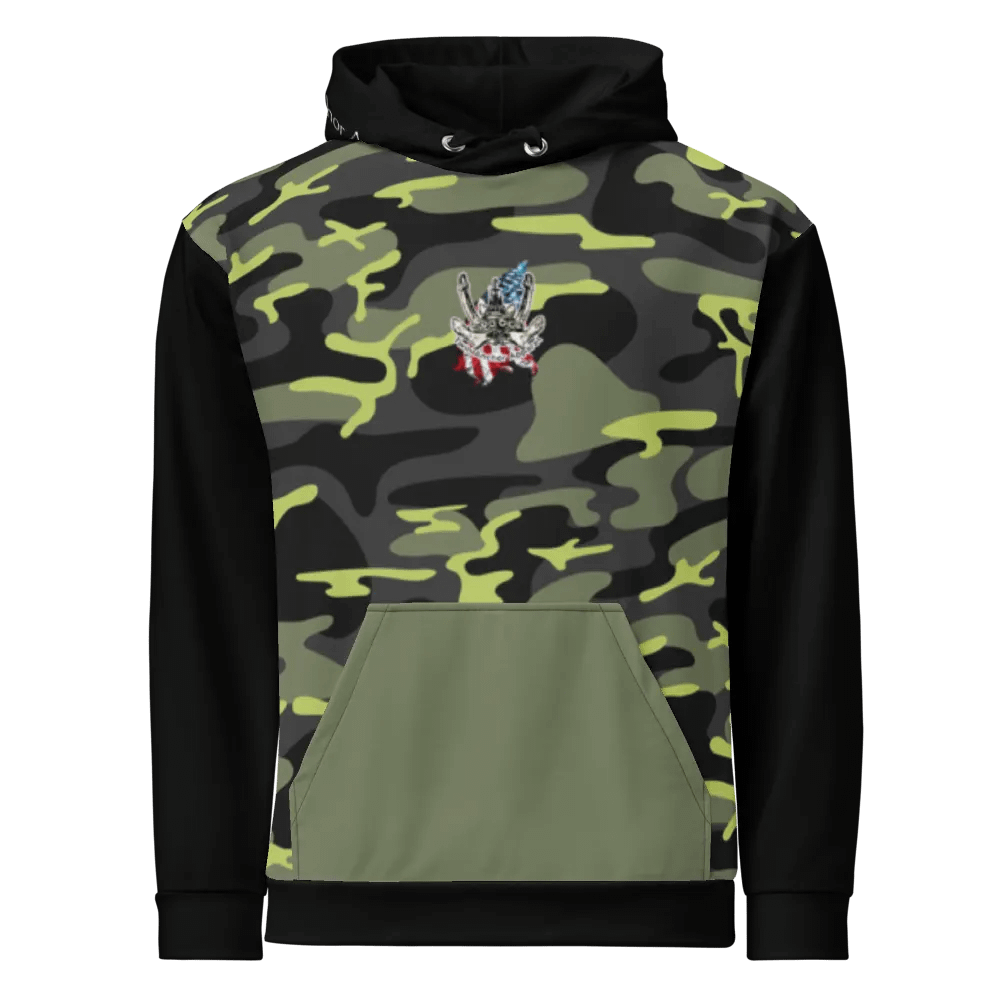 black & Green Chain Athena Tug & CE Flage Hoodie product image (11)