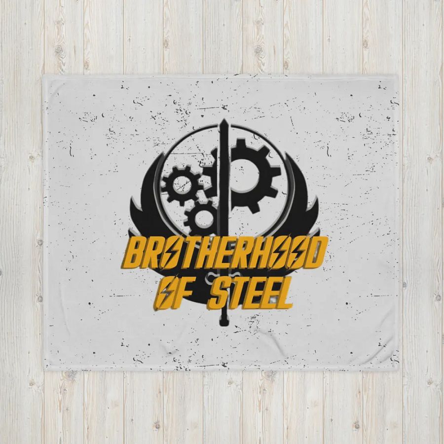 Brotherhood Of Steel Throw Blanket product image (16)