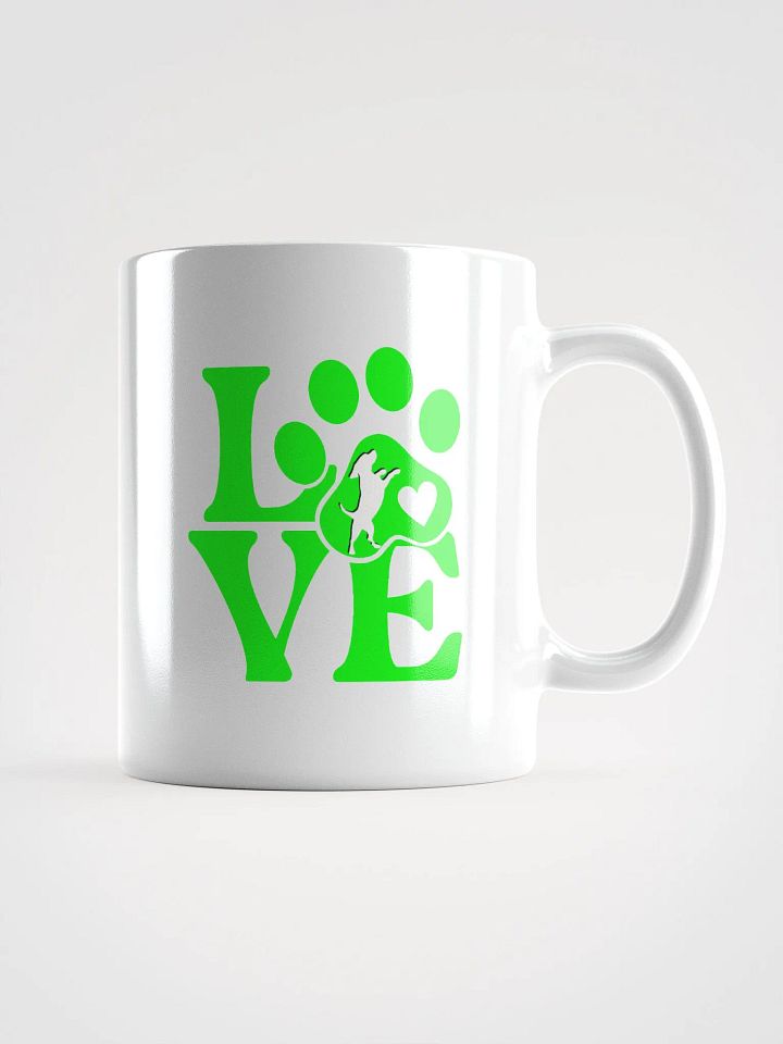 Dog Lover Coffee Mug, Green Love product image (2)