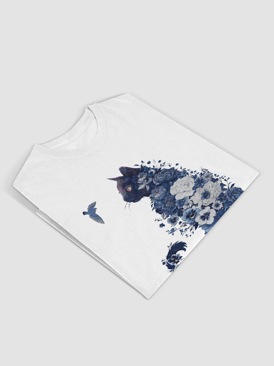 Cat Shirt Wildflower Cat TShirt | Flower Cat Silhouette | Cute Cat with Flowers Tee | Cat Mom Gift product image (4)