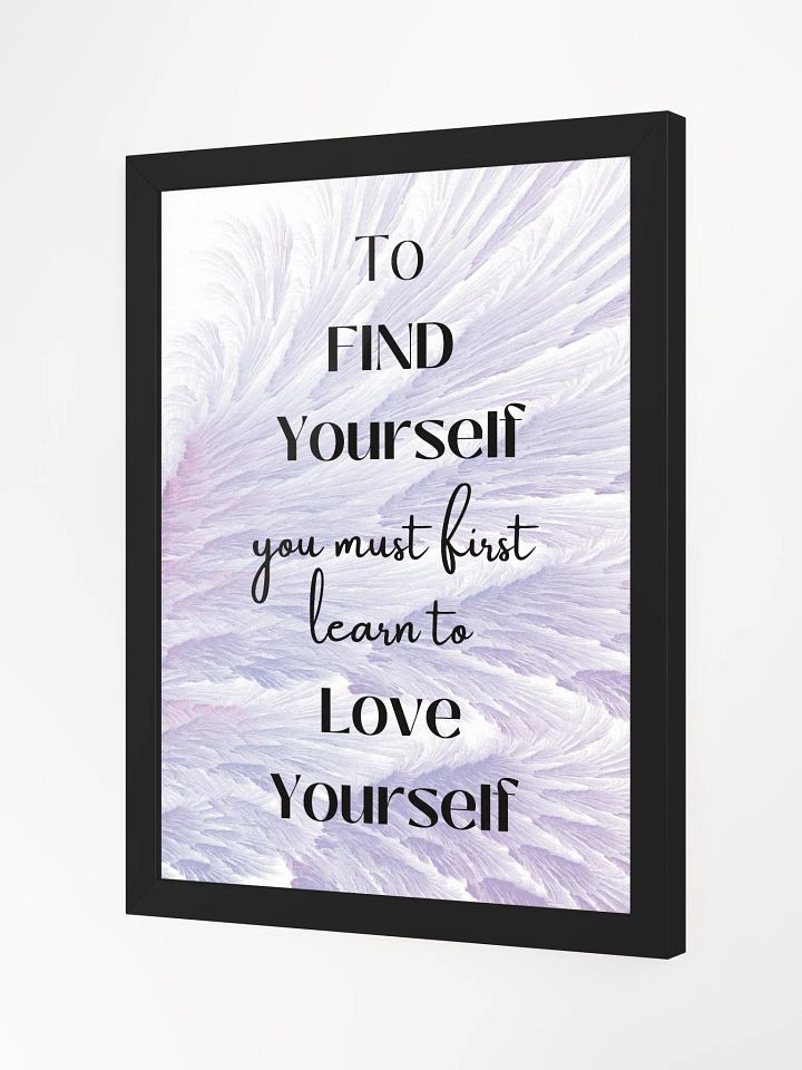 Love Yourself Framed Poster product image (2)
