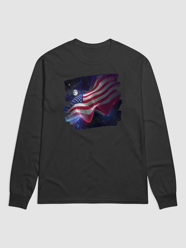 Flying High American Flag Long Sleeve Shirt product image (1)