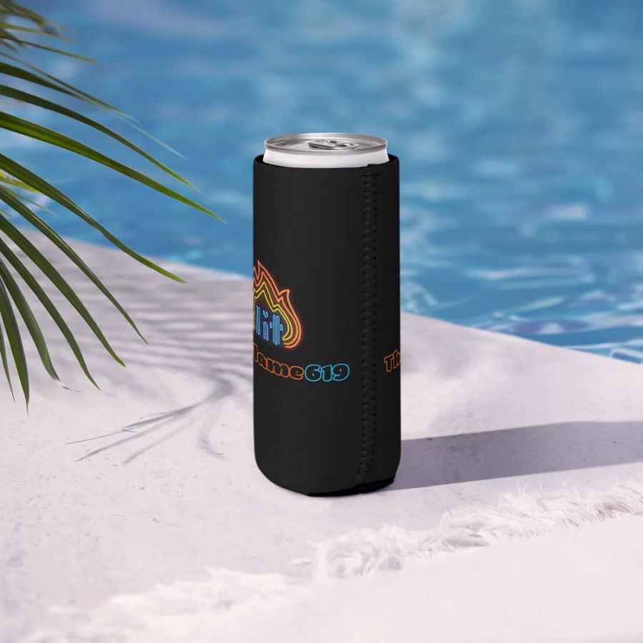 Flame Lit Skinny Koozie product image (7)