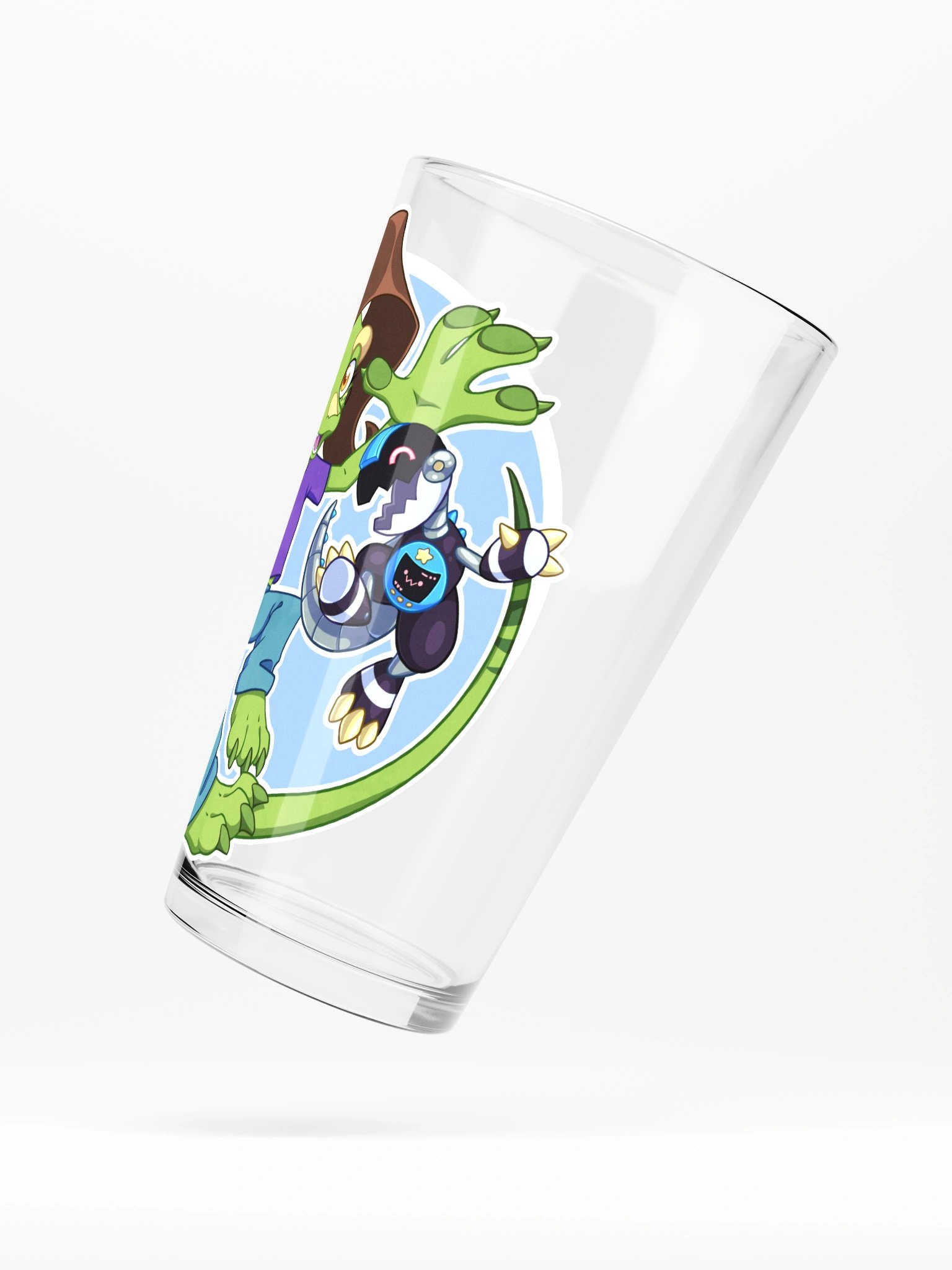 Lizzy and Rex : Pint Glass product image (5)
