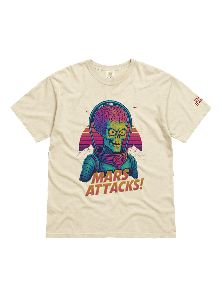 Mars Attack Tim B Collection Tee Tan product image (1)