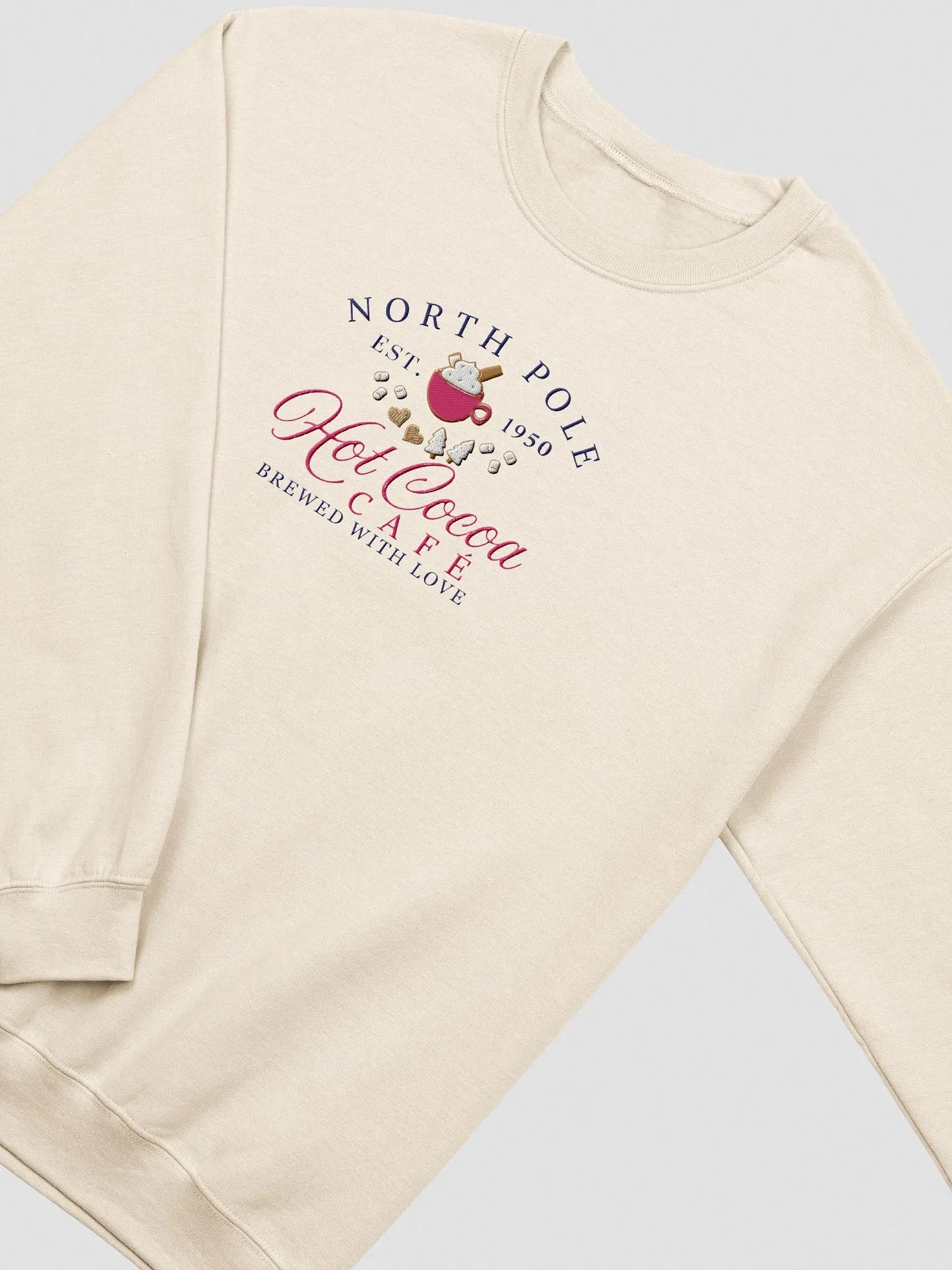 North Pole Hot Cocoa Café Embroidered Sweatshirt product image (3)