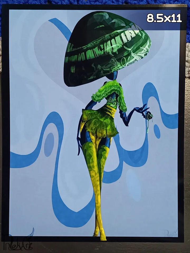 Wax Mushroom Print product image (1)