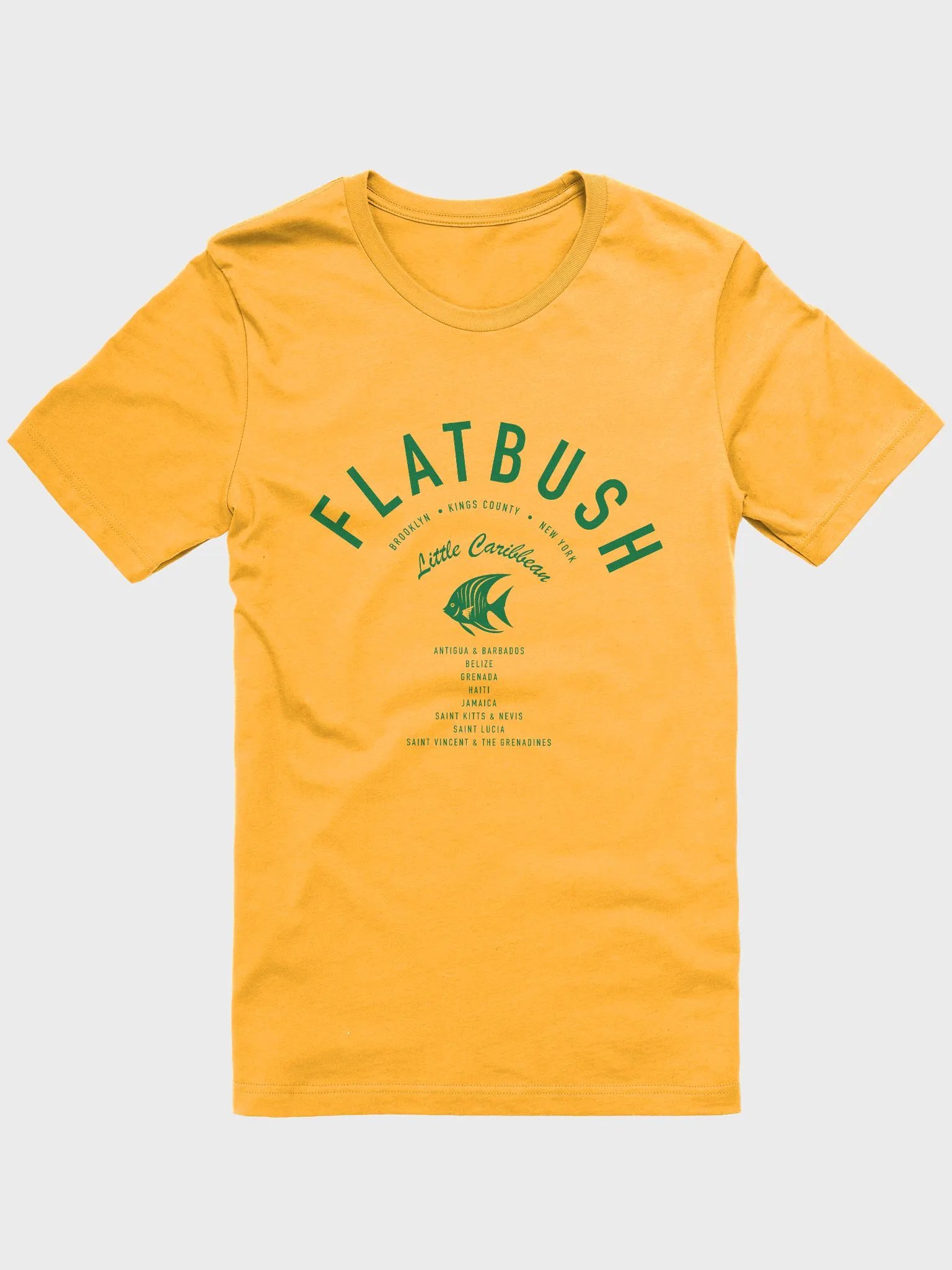 Flatbush Little Caribbean Unisex Gold product image (1)