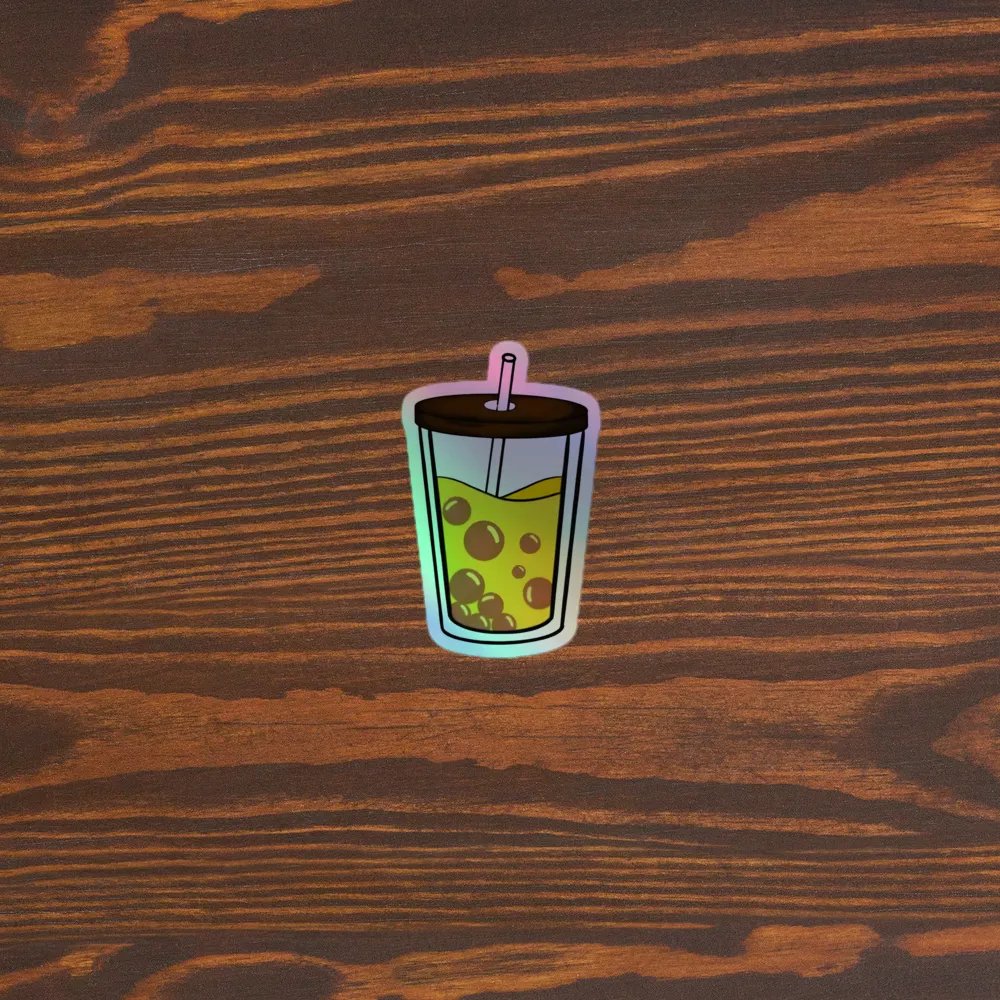 Sippin' Sunshine Intersex Pride - Holographic Sticker Pack product image (2)