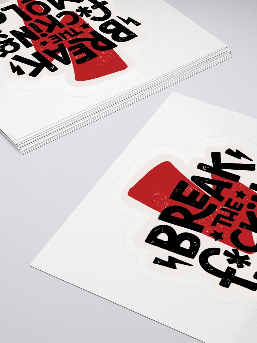 Break the Mold Kiss Cut 3"x3" Sticker product image (4)