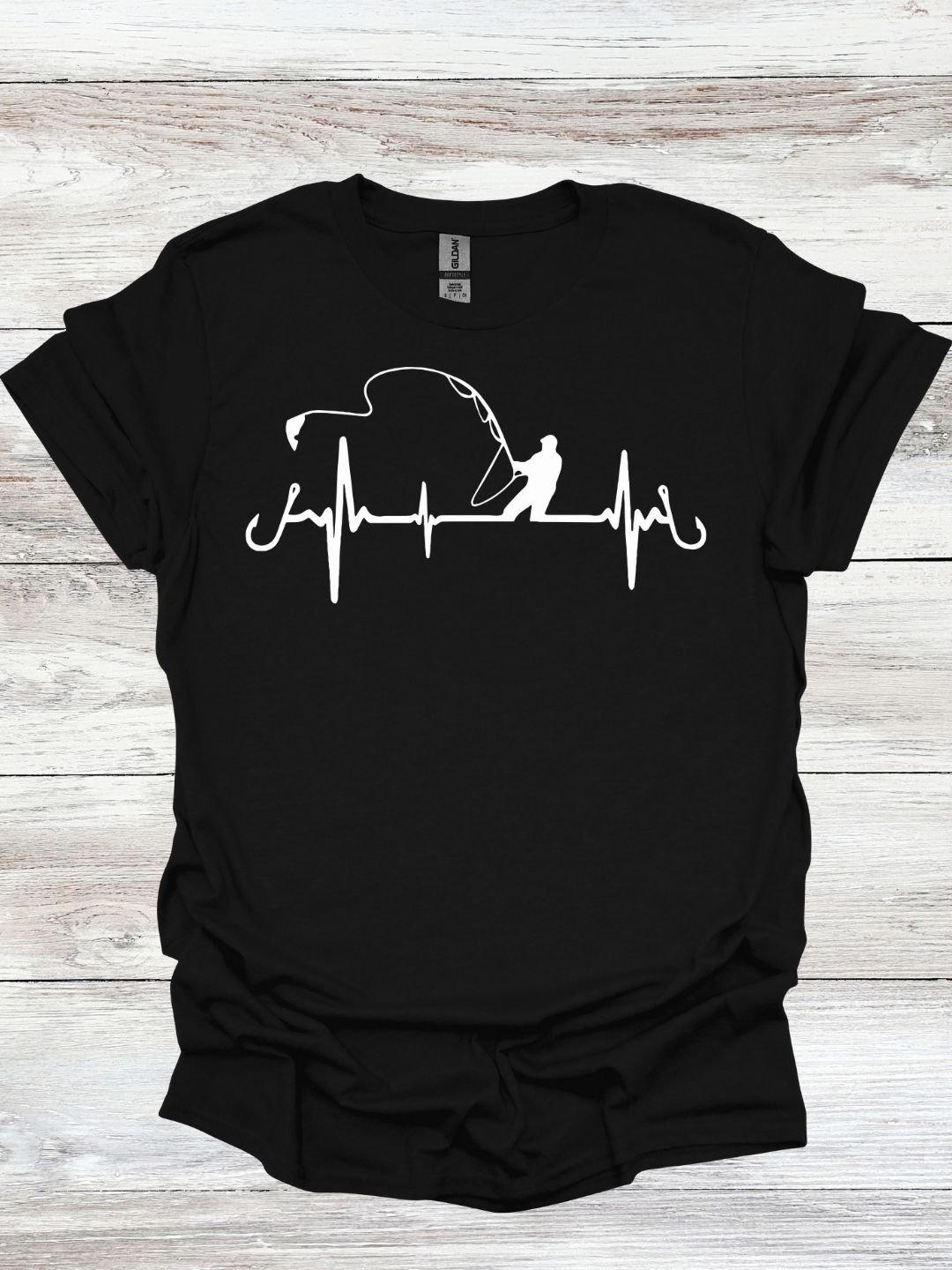 Heartbeat Fishing T-Shirt product image (1)