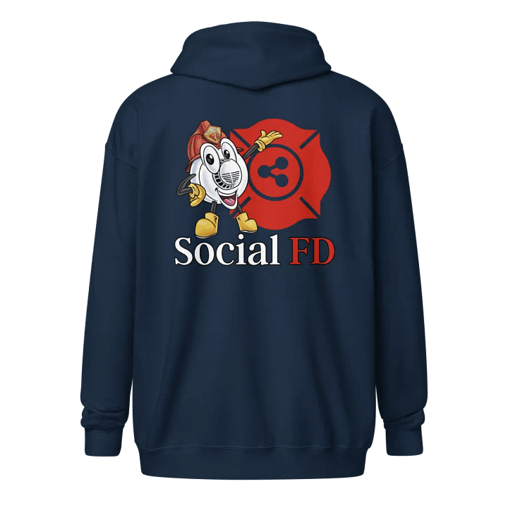 Social FD Zip Up Hoodie product image (1)