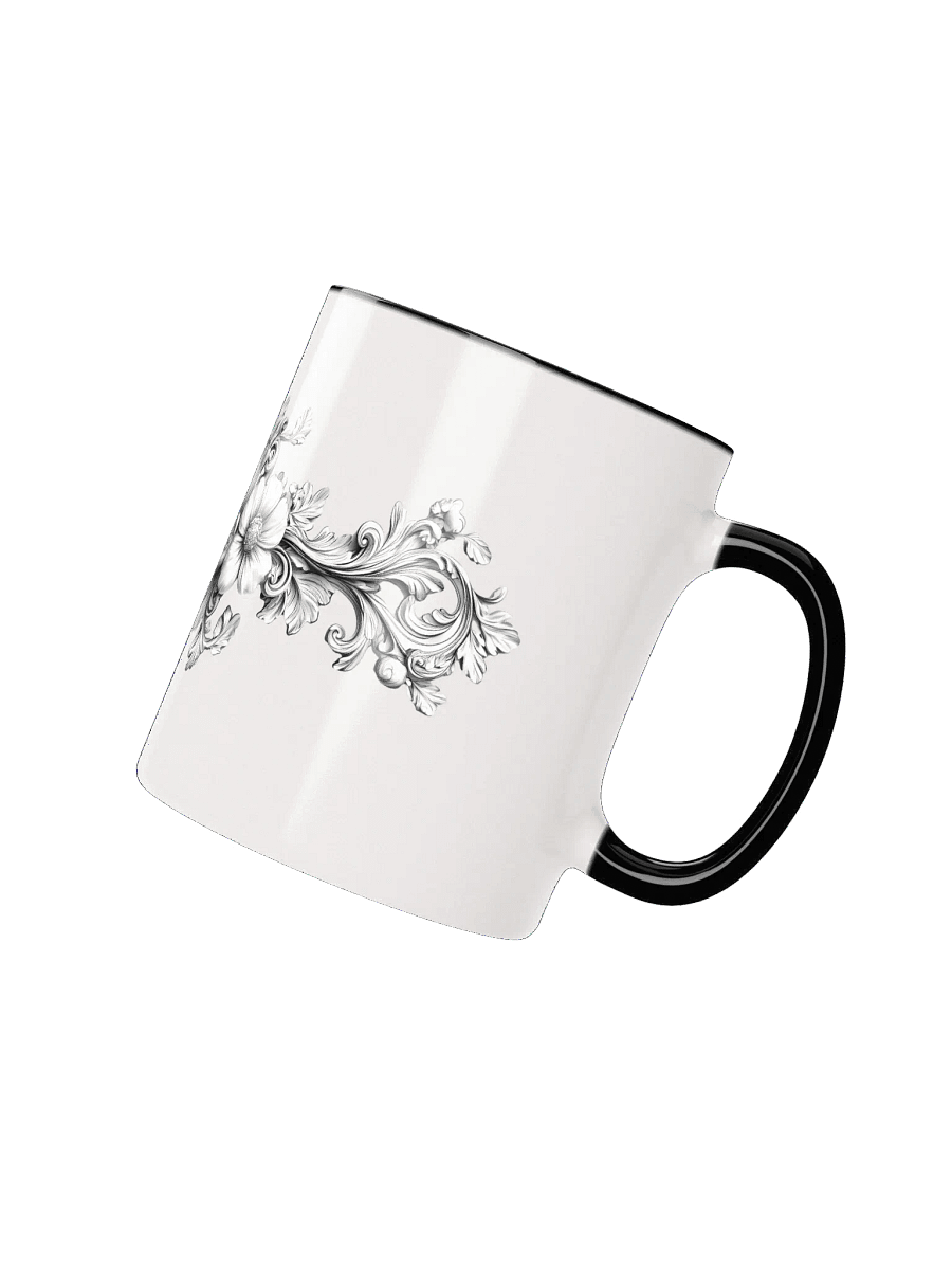 Symmetrical Blooms Ceramic Mug product image (3)
