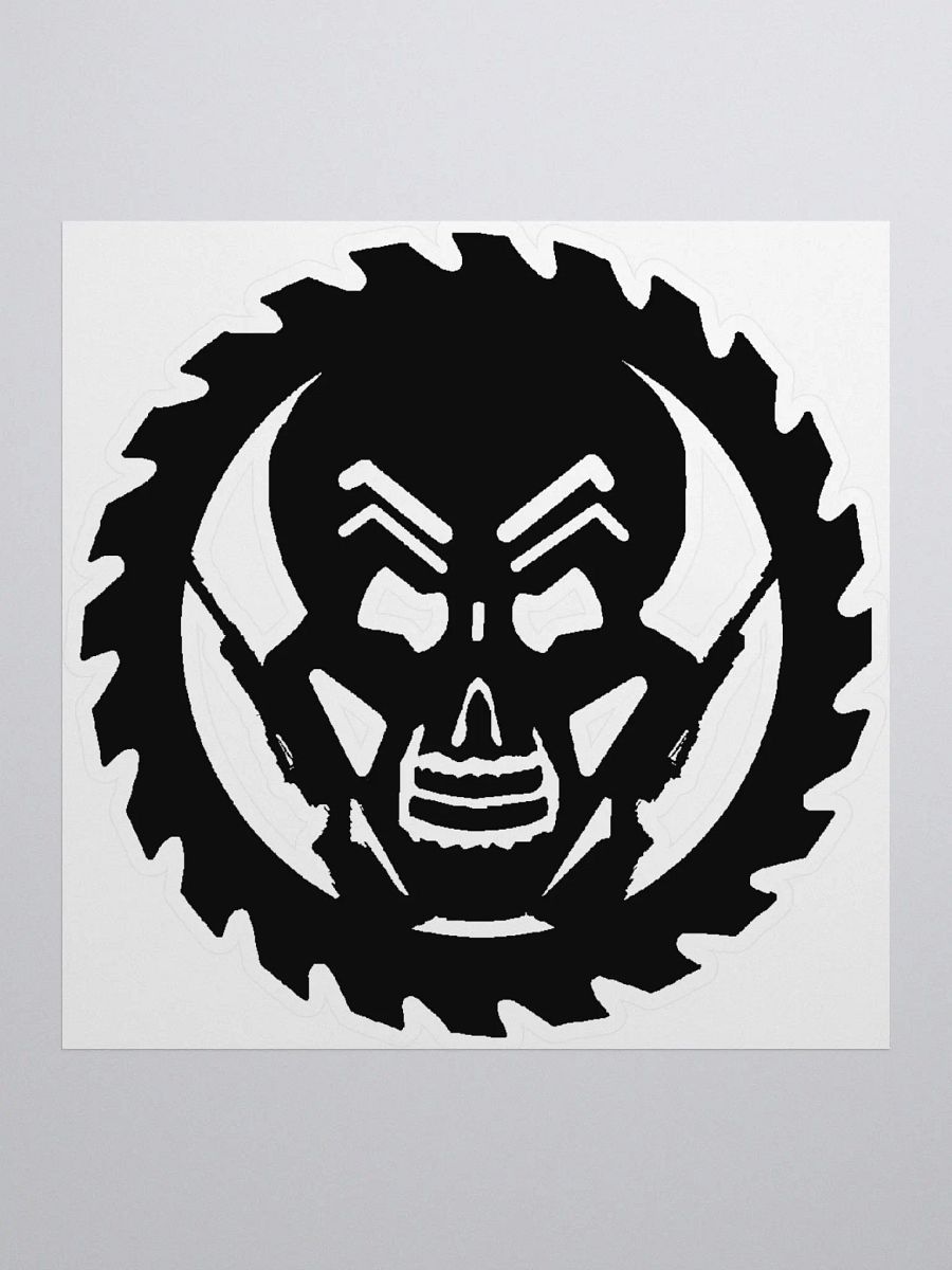 Skull Blade Logo Stickers product image (1)