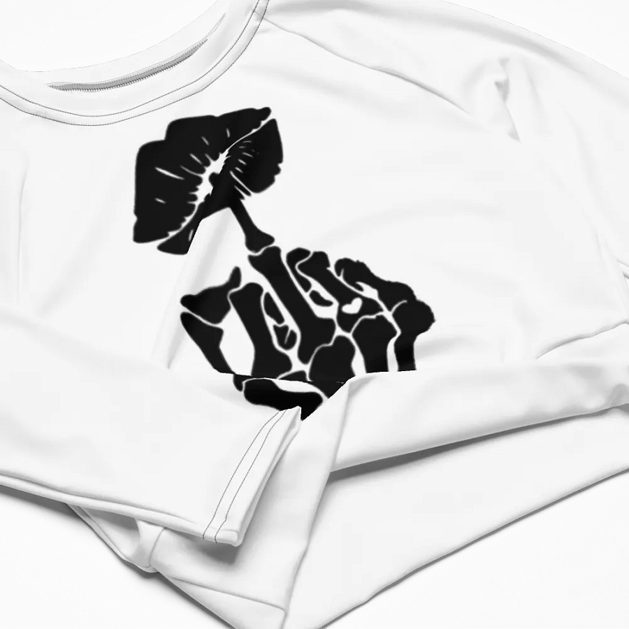 Whispering Bones Recycled Crop Top product image (4)