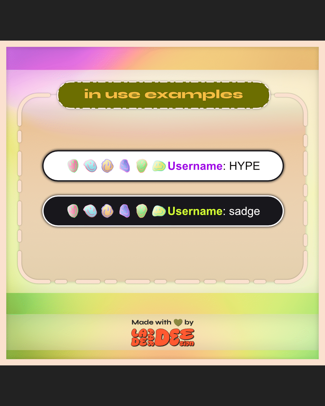 DrippyTrippySmileys Badges product image (4)