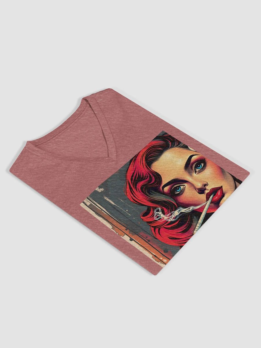 Elegance in Comfort: Relaxed V-Neck T-Shirt product image (4)