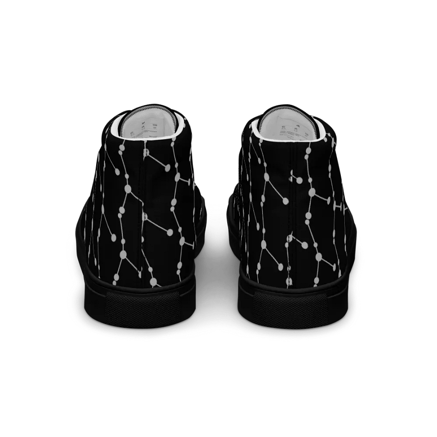 Cancer Symmetry High Top Canvas Shoes product image (13)