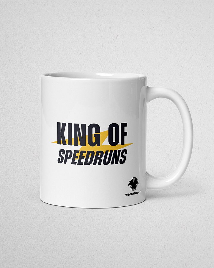 King of Speedruns - White Glossy Mug. Double Side product image (1)