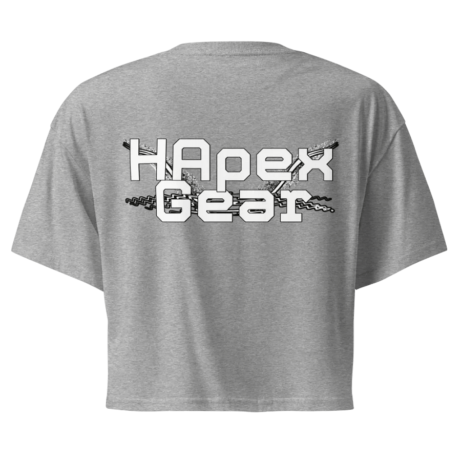 Women's Premium Crop Top - Embroidered - White HApex Gear White Logo product image (1)