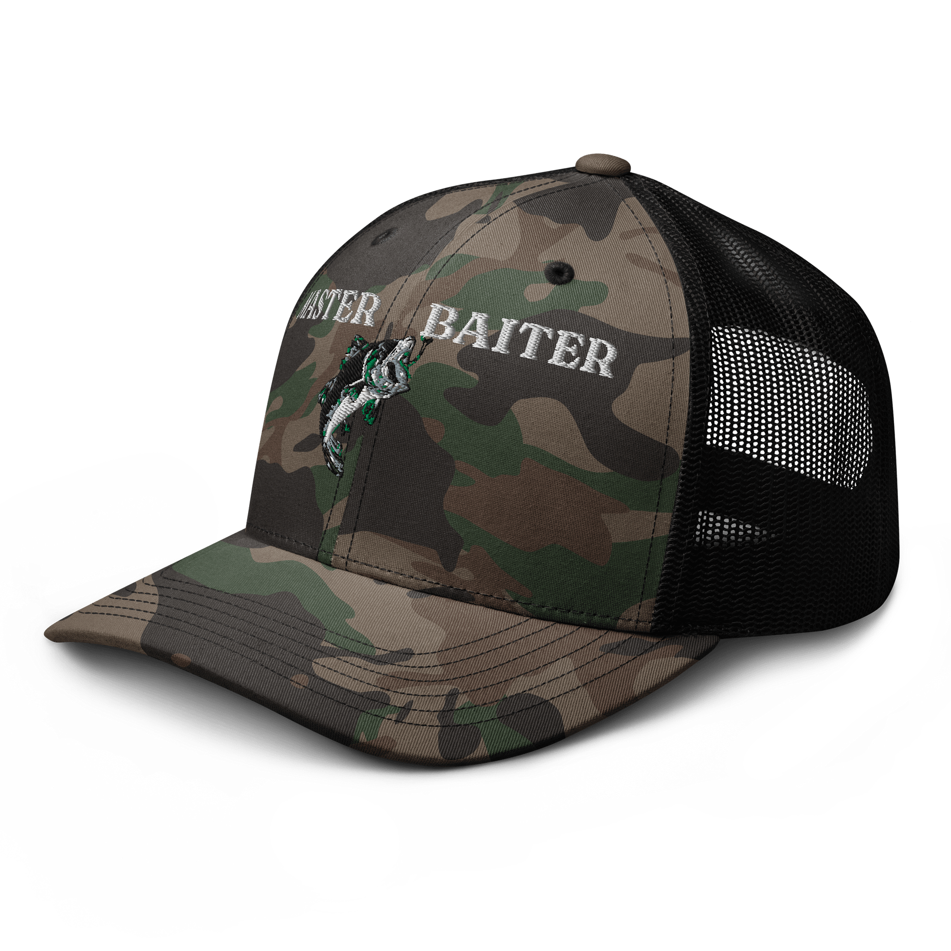 Gone Fishin’ - Camo trucker hat product image (4)