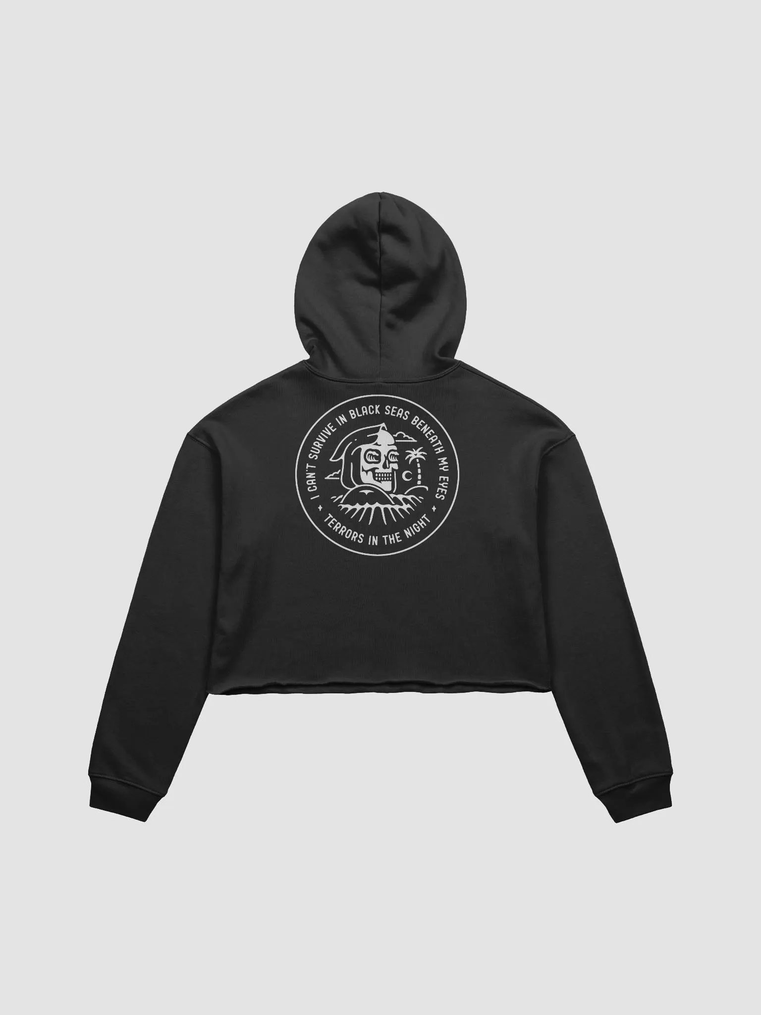 Black Seas Cropped Hoodie product image (8)