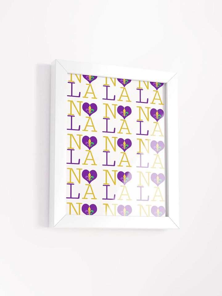 I LOVE NOLA **LEGACY POSTER** (MARDI GRAS 3 INFINITY WALL) product image (41)