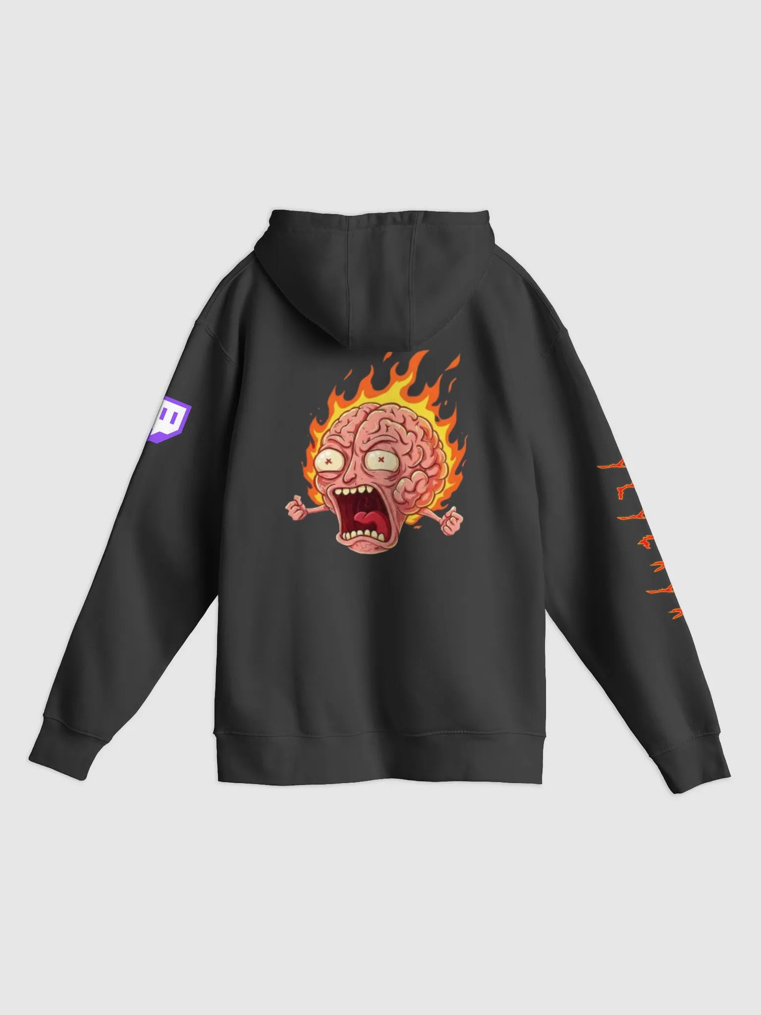 Flaming Brain Hoodie product image (2)