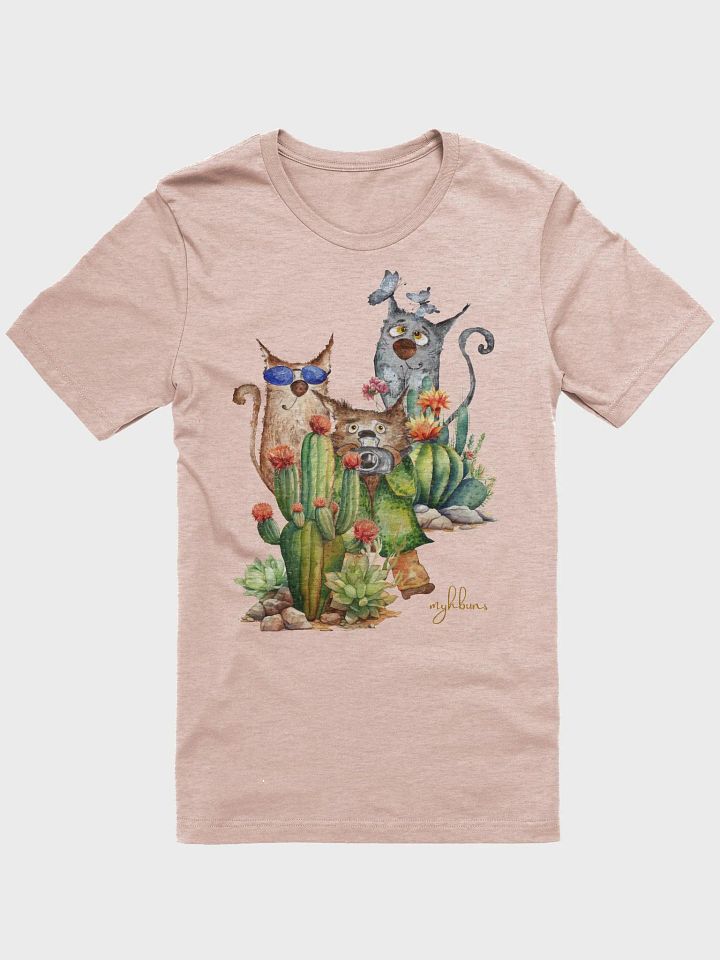 Desert Bloom: A Tale of Resilience Tee | Whimsical Unisex T-Shirt product image (1)