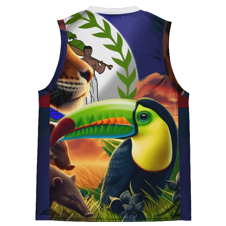 Beauty of Belize Basketball Jersey product image (2)