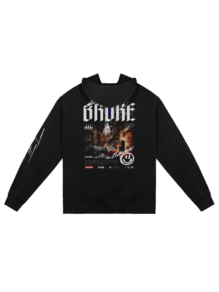 Team Flawsin Die Broke Premium Oversized Hoodie product image (2)