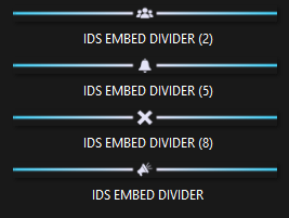 Clear Skies Embed Divider Bars product image (1)