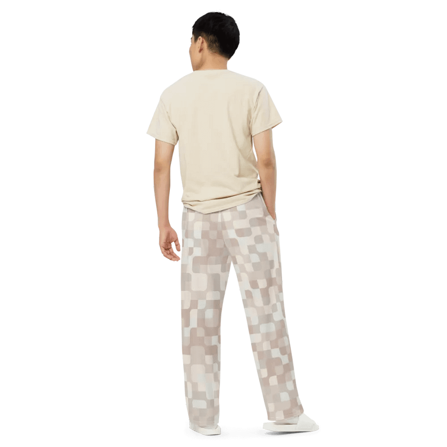 BUIII Pixelated Geometry: Whispering Sands Wide-Leg Pants product image (5)