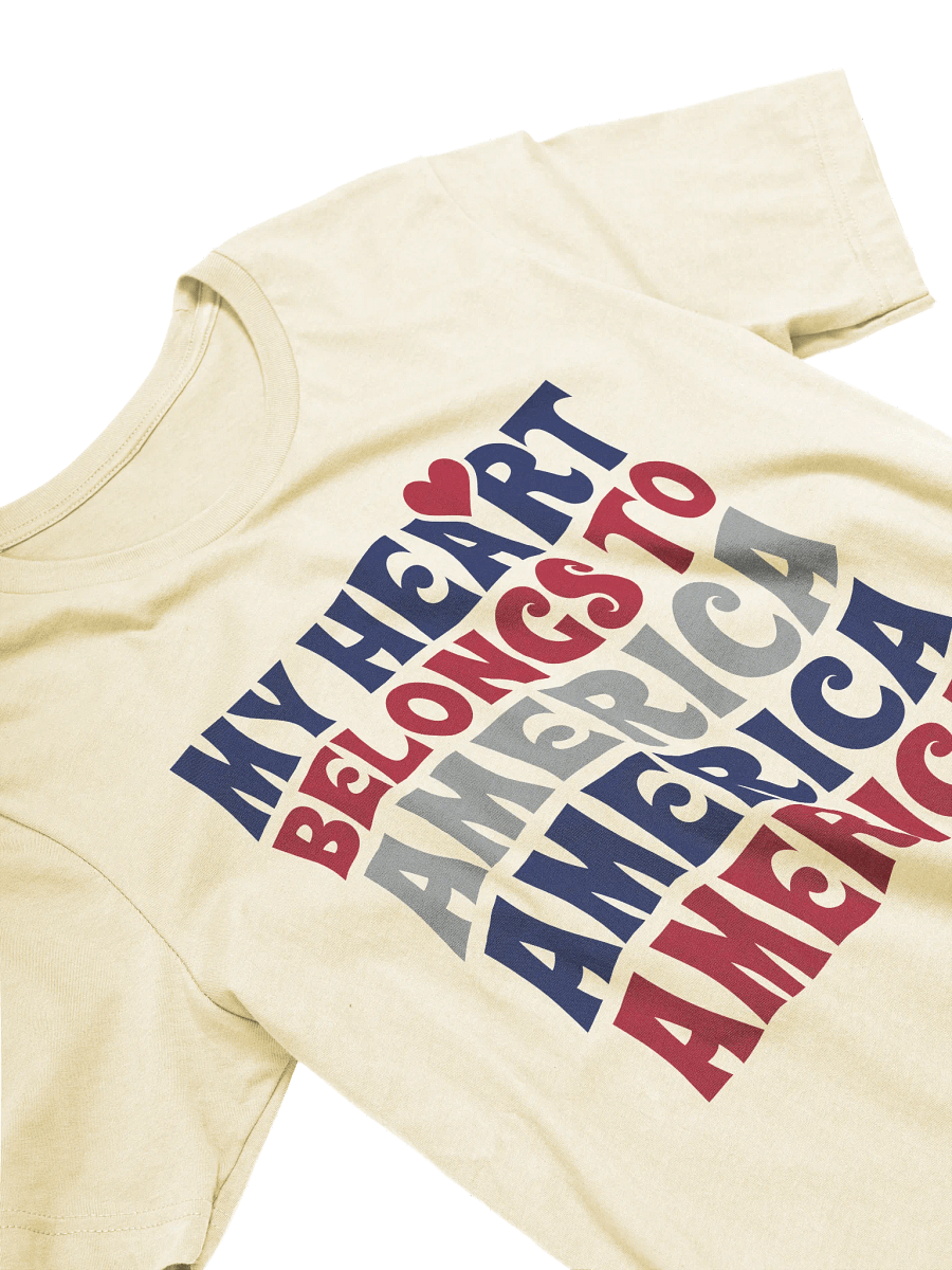 My Hearts Belongs To America T-shirt product image (23)