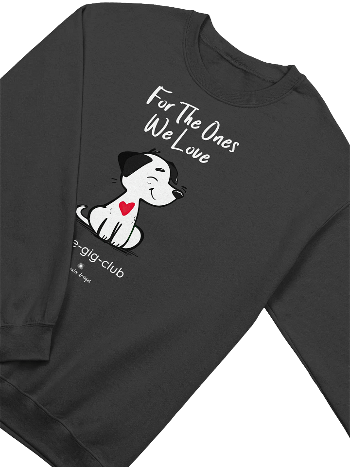 For the Ones We Love: Hustler's Adorable Puppy Edition Crewneck Sweatshirt product image (2)