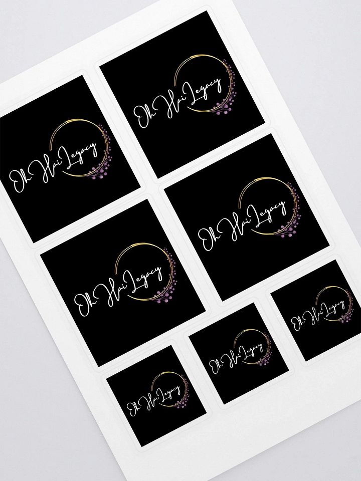 OhHaiLegacy Logo Sticker Sheet product image (1)
