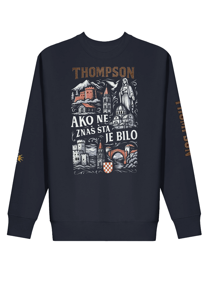 PNB Crowned Premium Sweatshirt Ako ne znaš šta je bilo product image (2)