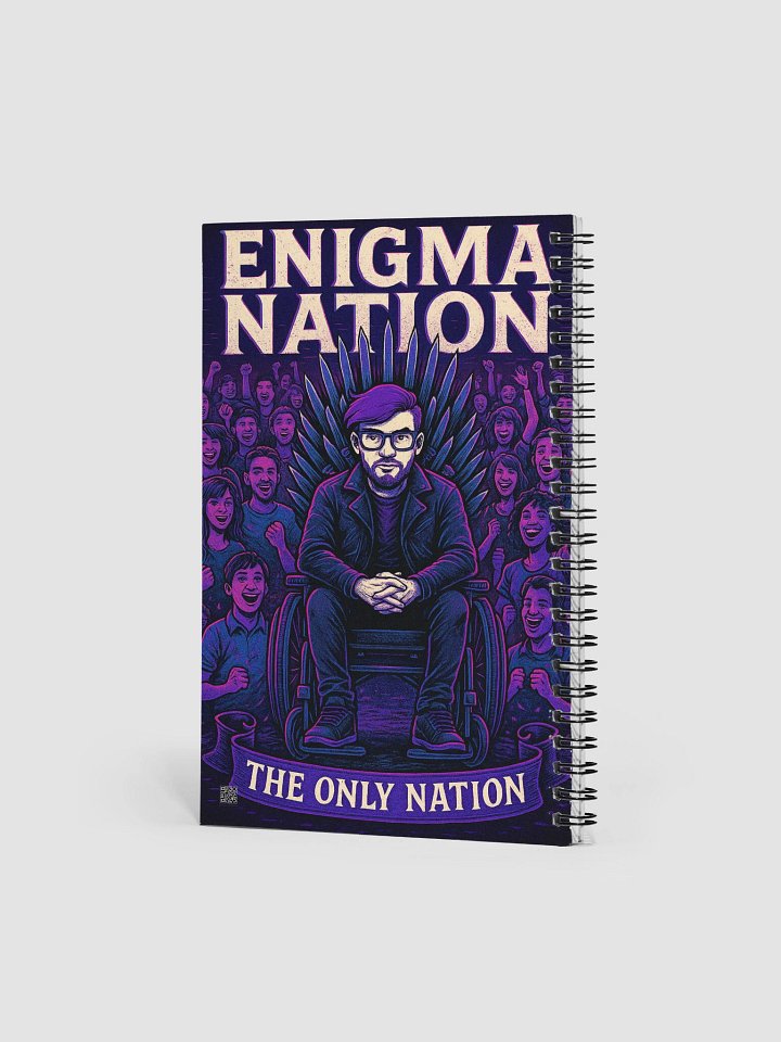 Enigma Nation Spiral Notebook product image (2)
