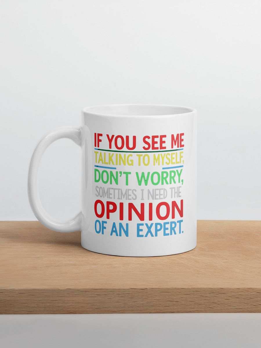 Expert Opinion White Glossy Mug product image (22)