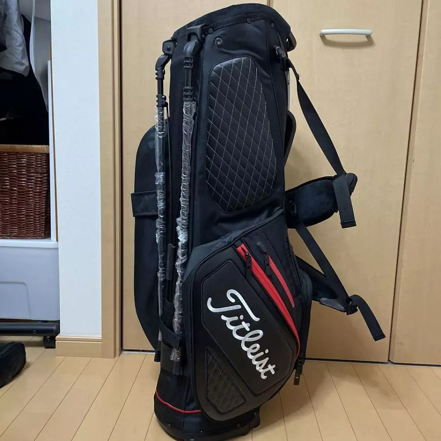 Titleist Golf Caddy Carry Premium Stand Bag Type 9 x 47 Inch TB20SXSF Black product image (2)