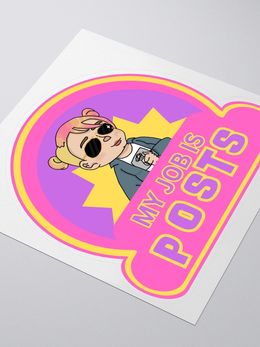 My Job is Posts Sticker product image (3)