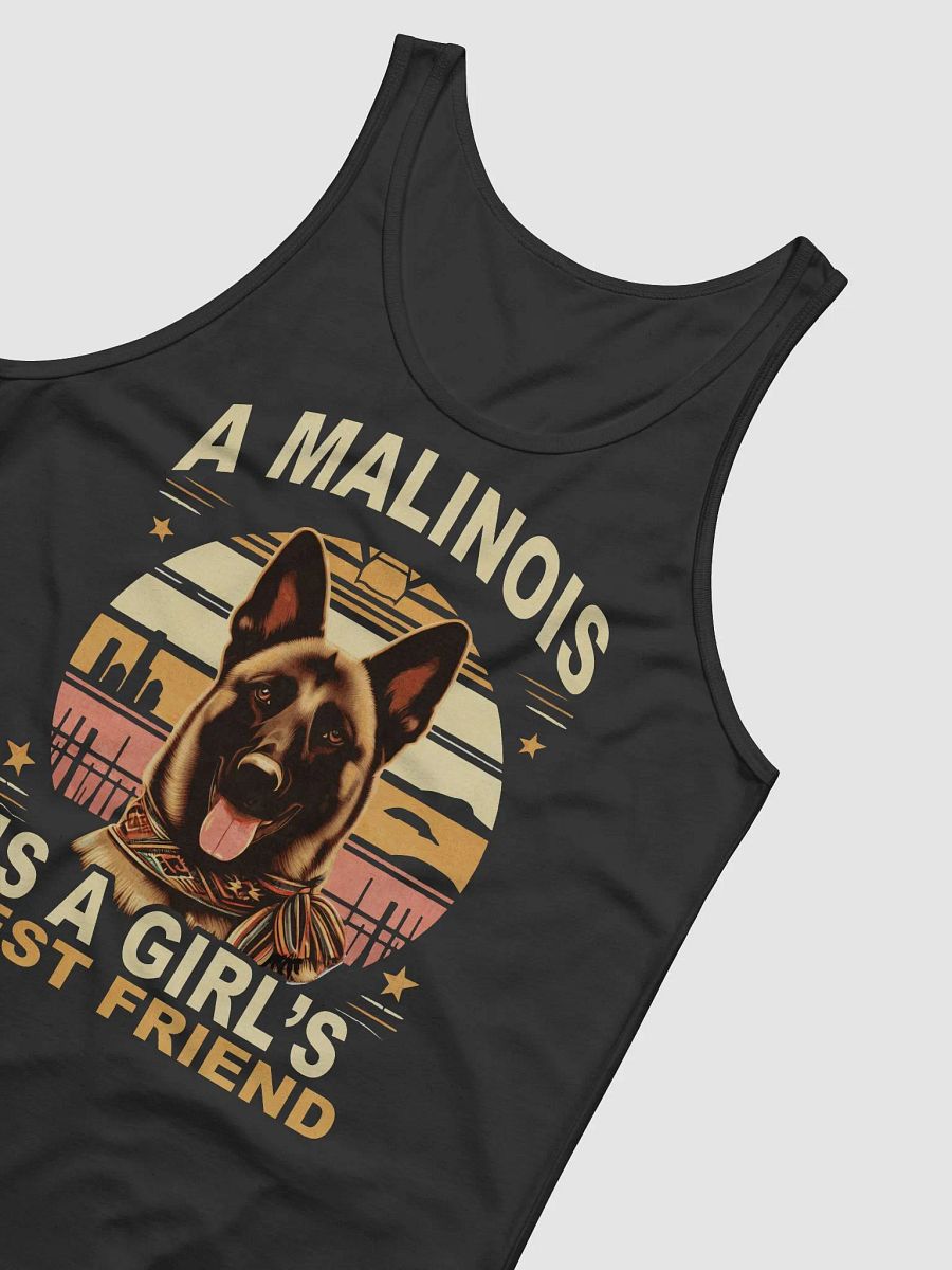 A Malinois is a Girl's Best Friend - Premium Unisex Tank Top product image (4)